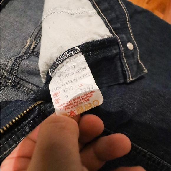 NEW TIME  Long Denim Skirt size 3 - Picture 4 of 4